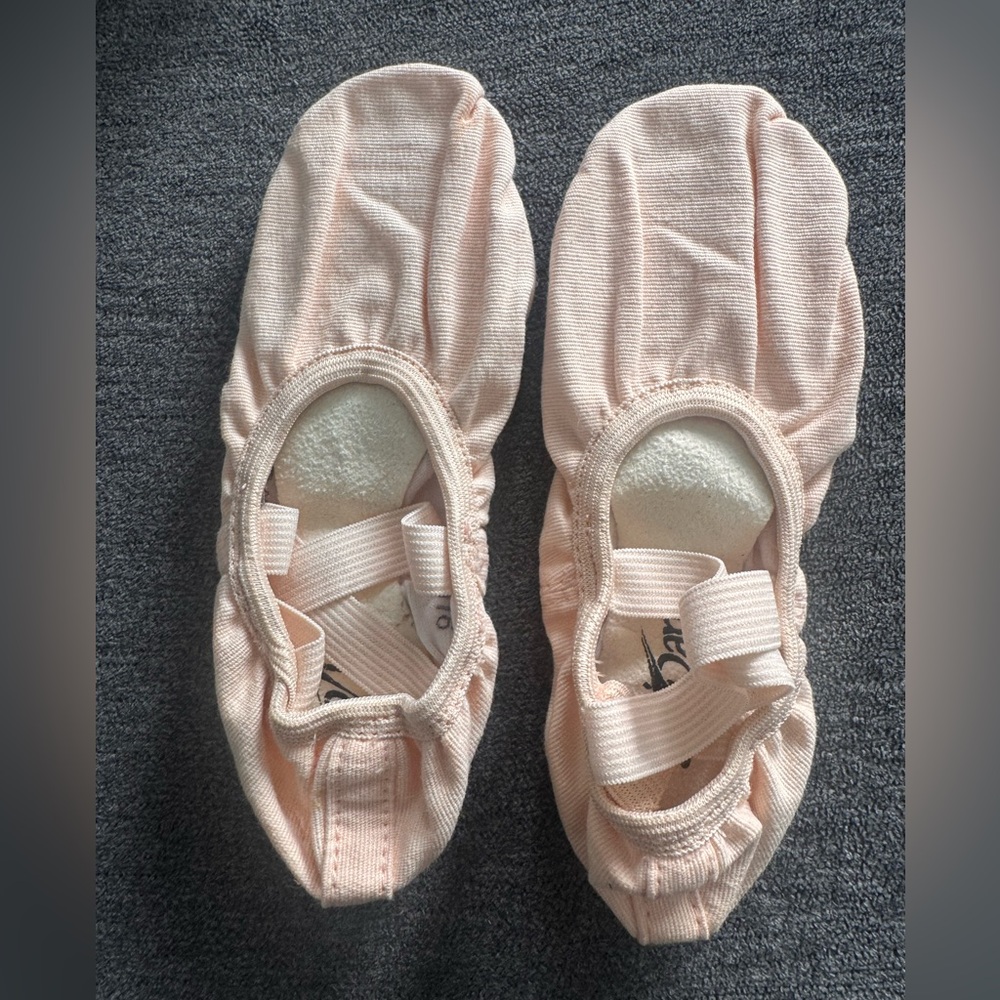 So Dance canvas Ballet Shoes slippers light pink New US size 12